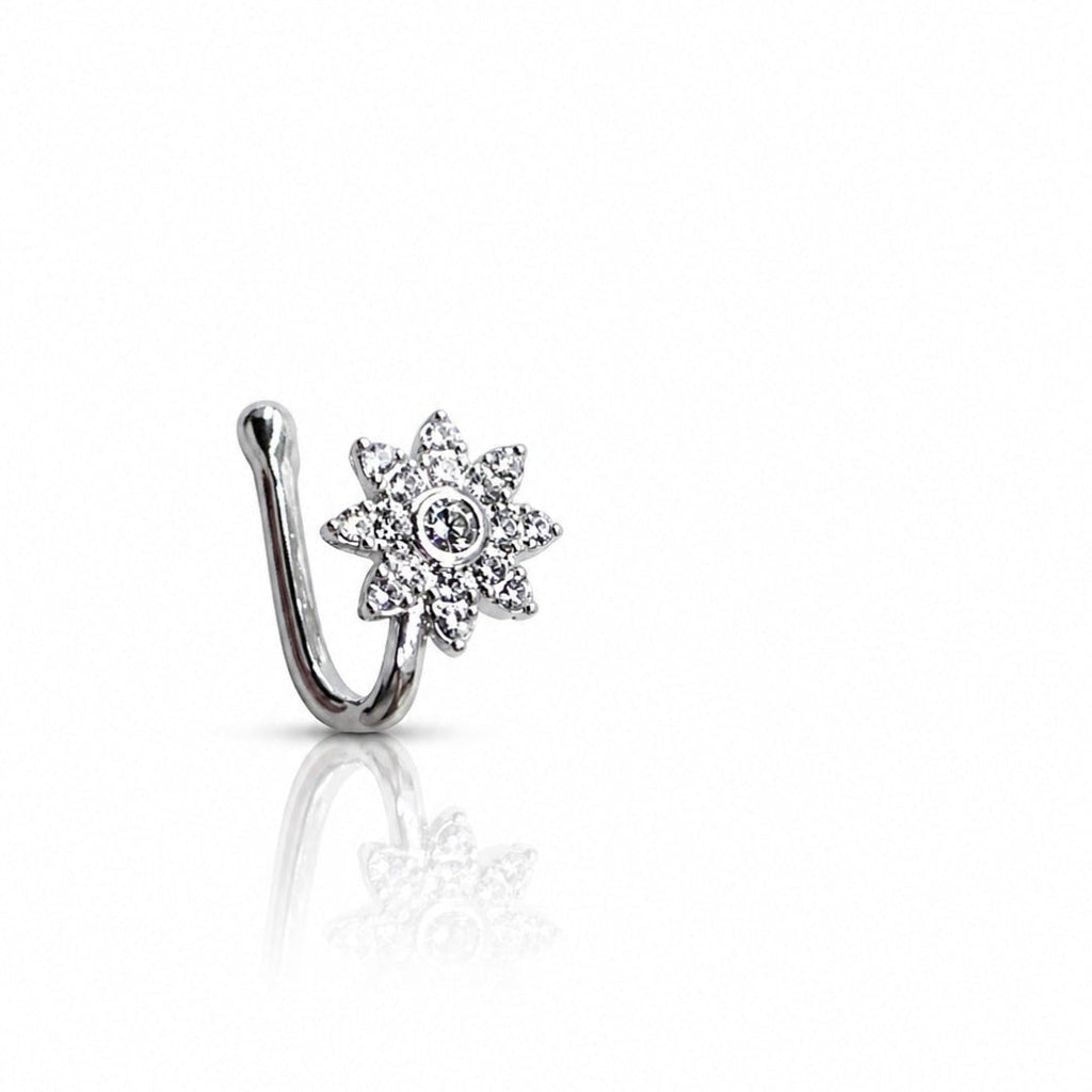 Anti Tarnish CZ nose pin