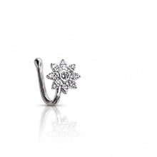 Load image into Gallery viewer, Anti Tarnish CZ nose pin