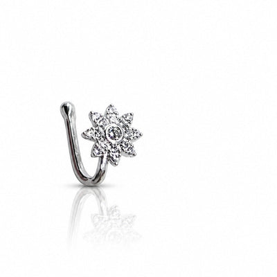 Anti Tarnish CZ nose pin