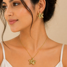 Load image into Gallery viewer, Anti Tarnish  Combo Set with 1 pair of Earring and Necklace