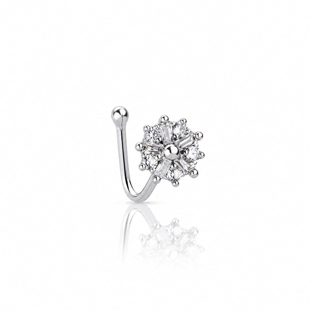 Anti Tarnish CZ nose pin