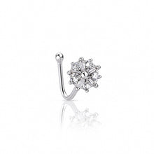 Load image into Gallery viewer, Anti Tarnish CZ nose pin
