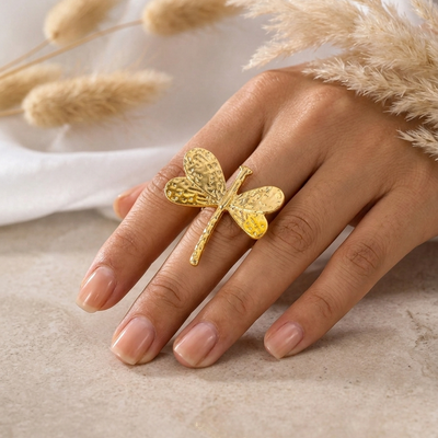 Anti Tarnish adjustable rings 65
