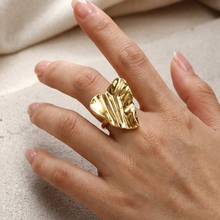 Load image into Gallery viewer, Anti Tarnish adjustable rings 109