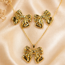 Load image into Gallery viewer, Anti Tarnish  Combo Set with 1 pair of Earring and Necklace