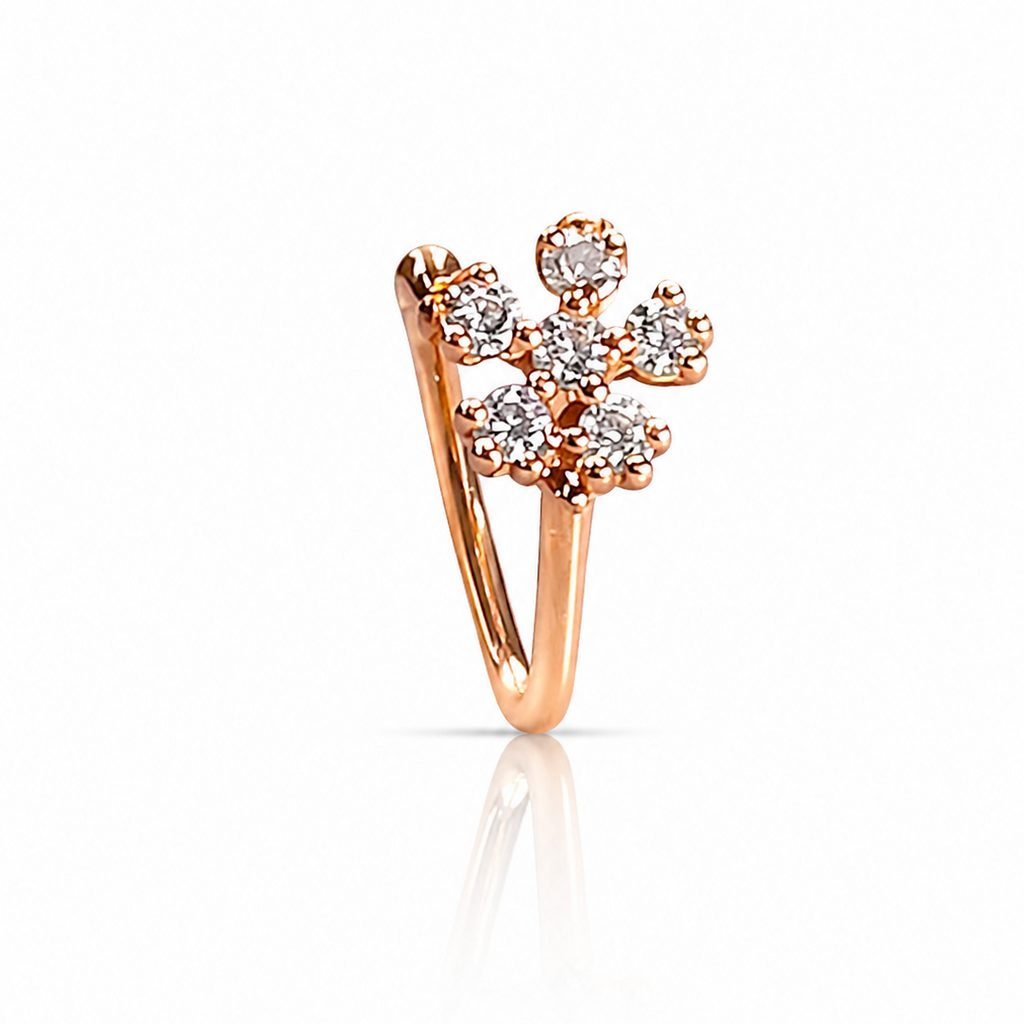 Anti Tarnish CZ nose pin