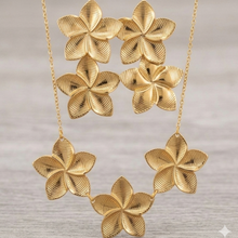 Load image into Gallery viewer, Anti Tarnish Combo Set With 1 Pair of Earring and Necklace