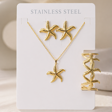 Load image into Gallery viewer, Anti Tarnish  Combo Set with 1 pair of Earring, Bracelet and Necklace