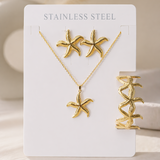 Anti Tarnish  Combo Set with 1 pair of Earring, Bracelet and Necklace