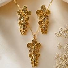 Load image into Gallery viewer, Anti Tarnish  Combo Set with 1 pair of Earring and Necklace