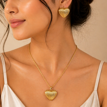 Load image into Gallery viewer, Anti Tarnish  Combo Set with 1 pair of Earring and Necklace