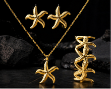 Load image into Gallery viewer, Anti Tarnish  Combo Set with 1 pair of Earring, Bracelet and Necklace