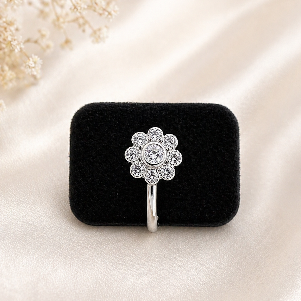 Anti Tarnish CZ nose pin