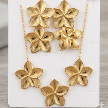Load image into Gallery viewer, Anti Tarnish Combo Set With 1 Pair of Earring and Necklace