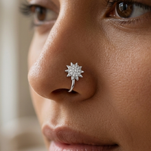Load image into Gallery viewer, Anti Tarnish CZ nose pin 19